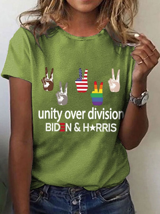 Women's Unity Over Division Casual T-Shirt