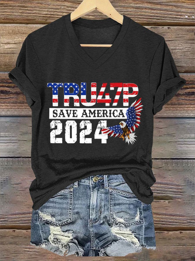 Women's Save America Print T-Shirt