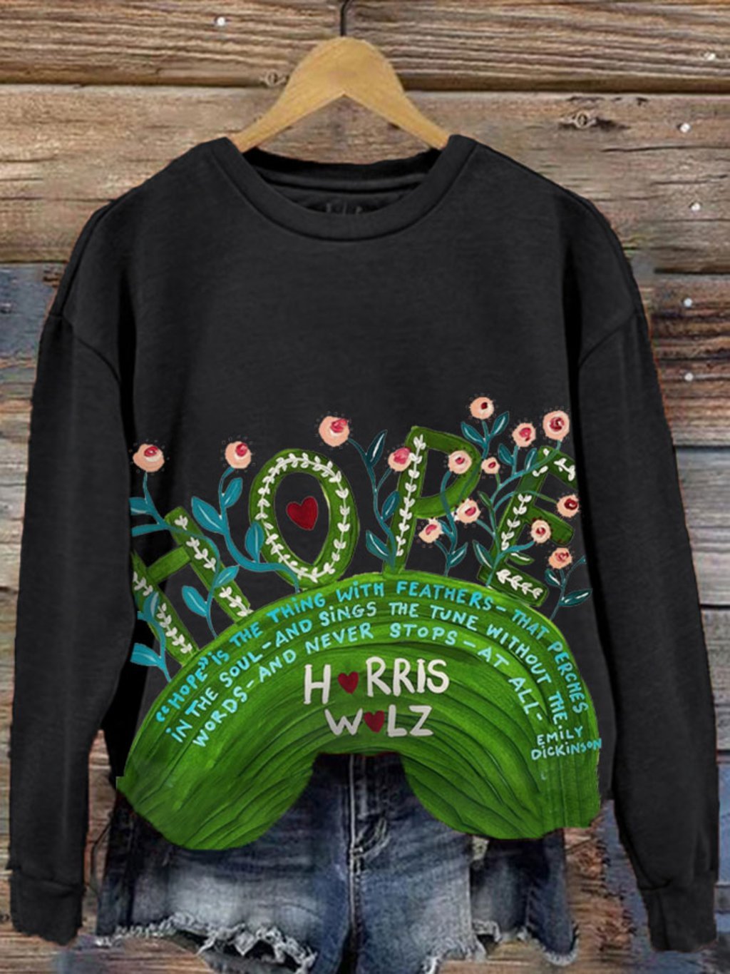 Women's Hope Printed Sweatshirt