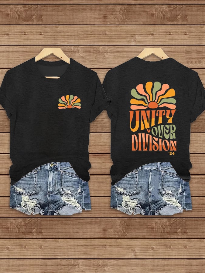 Women's Unity Over Division Print T-Shirt