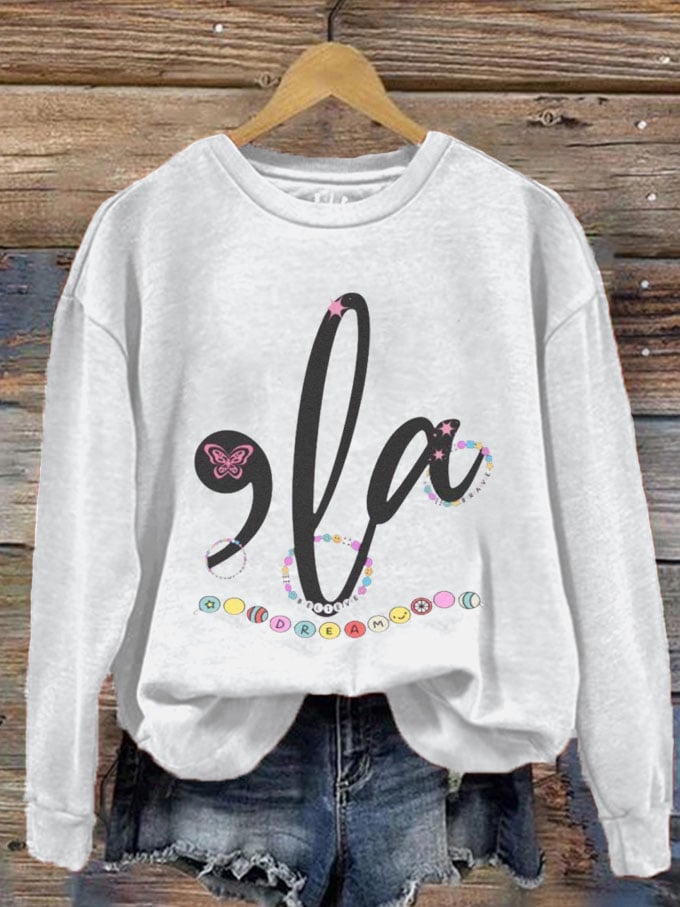 Women's Bracelets For La Printed Sweatshirt