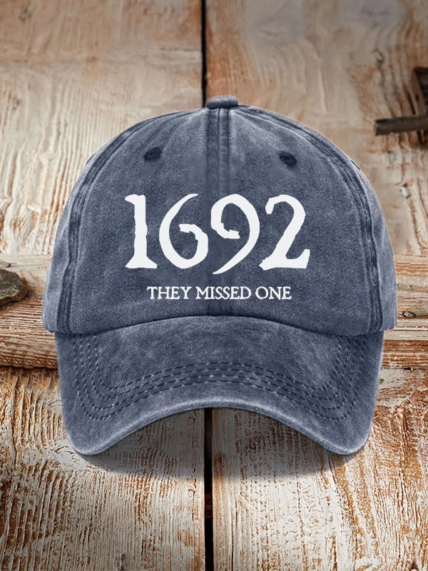 1692 They Missed One Salem Witch Sun Hat
