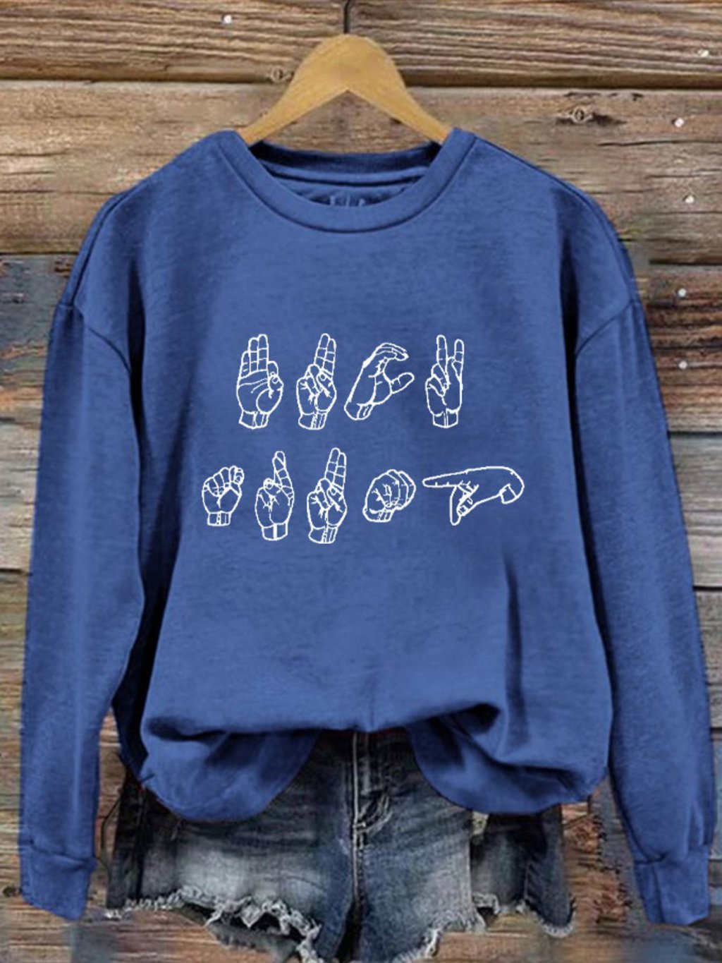 Women's Anti-Orange Printed Sweatshirt