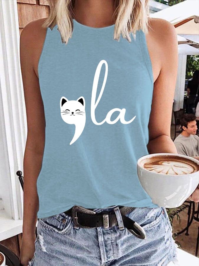 Women's "Childless Cat Lady La" Tank Top
