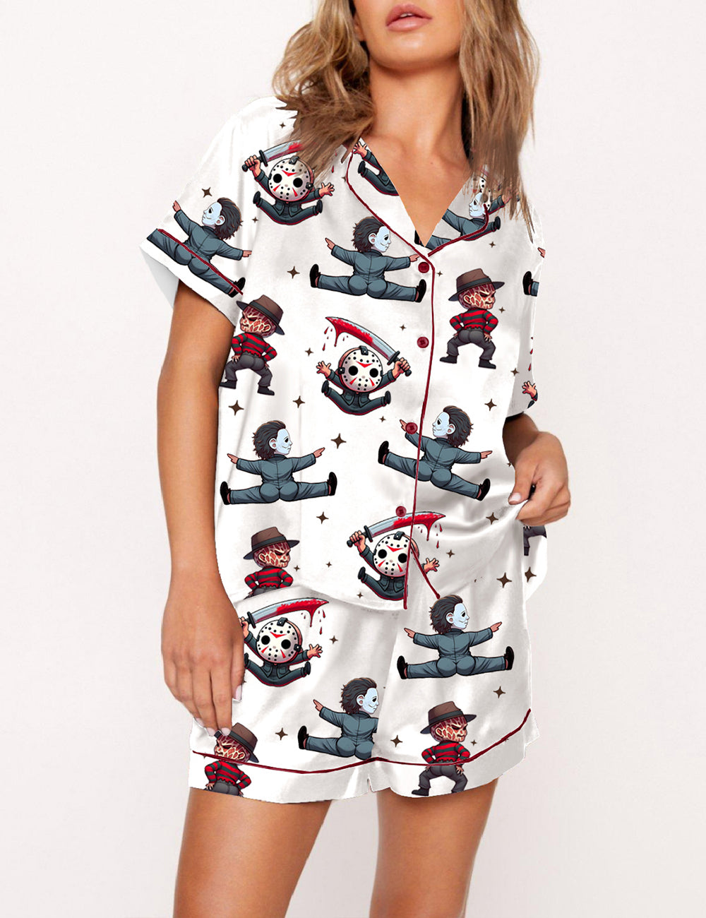 Women's There's Some Horrors In This House Halloween Pajama Set