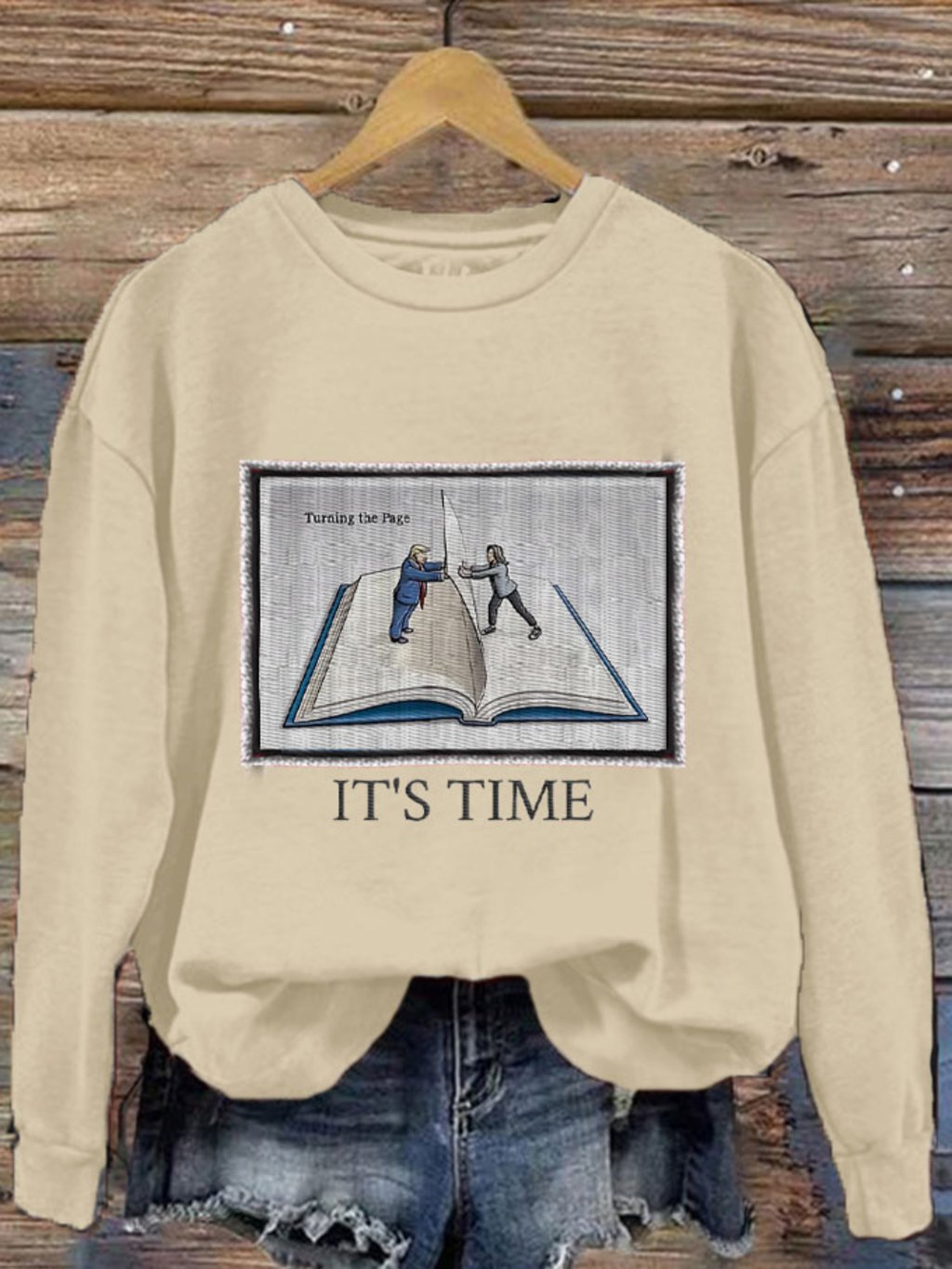 Women's It's Time Printed Sweatshirt
