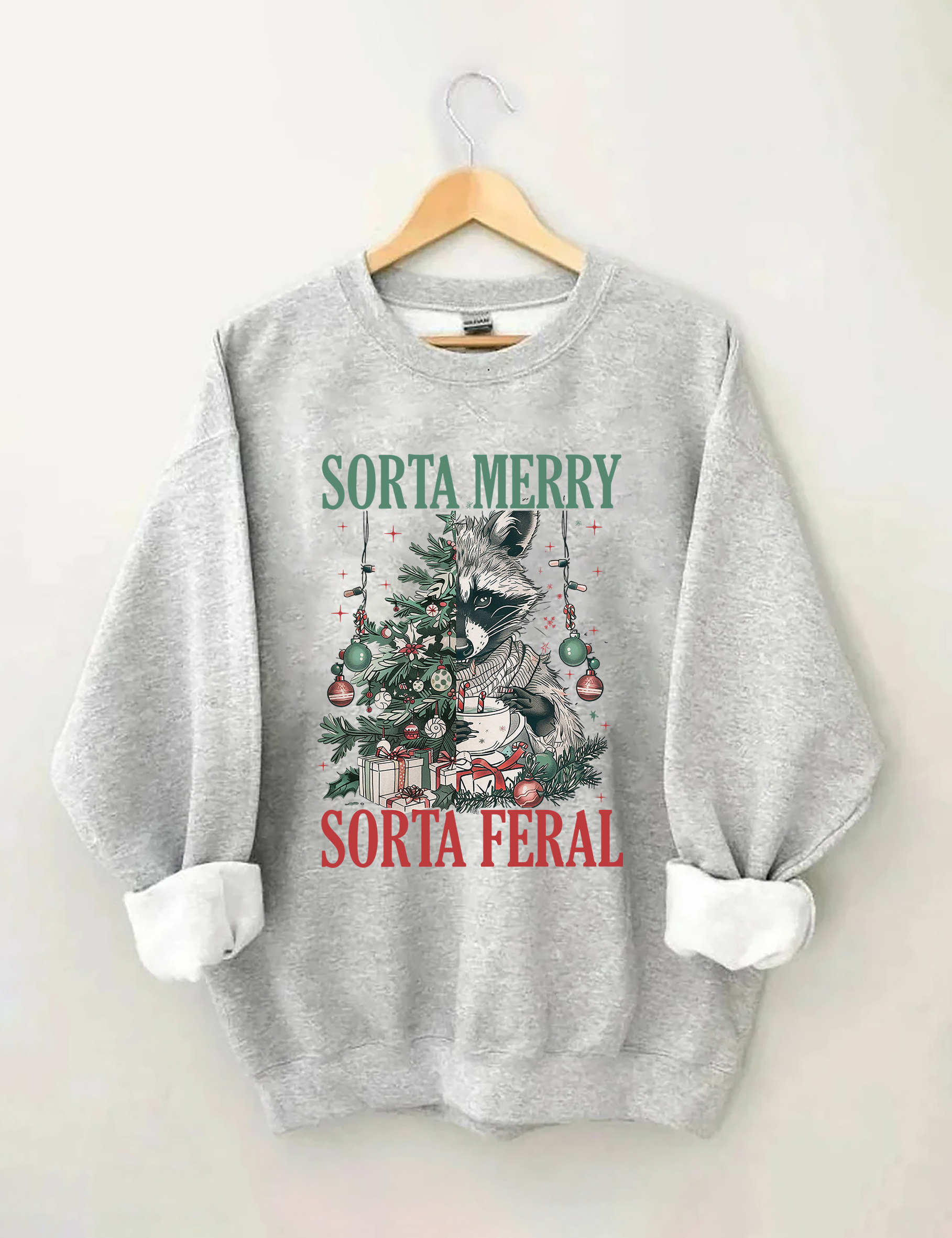 Sorta Merry Sorta Feral Sweatshirt