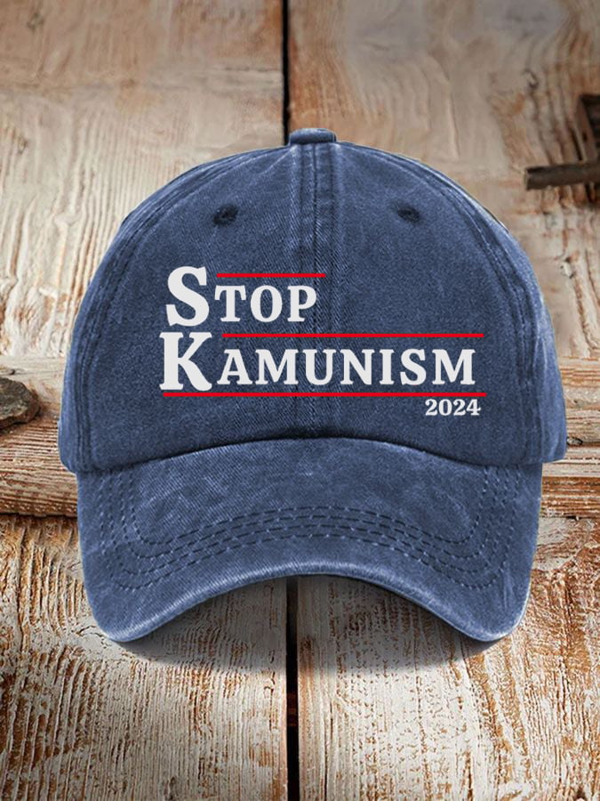 Stop Kamunism print hat