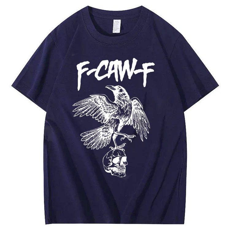 F-CAW-F Skull Pattern T-Shirt