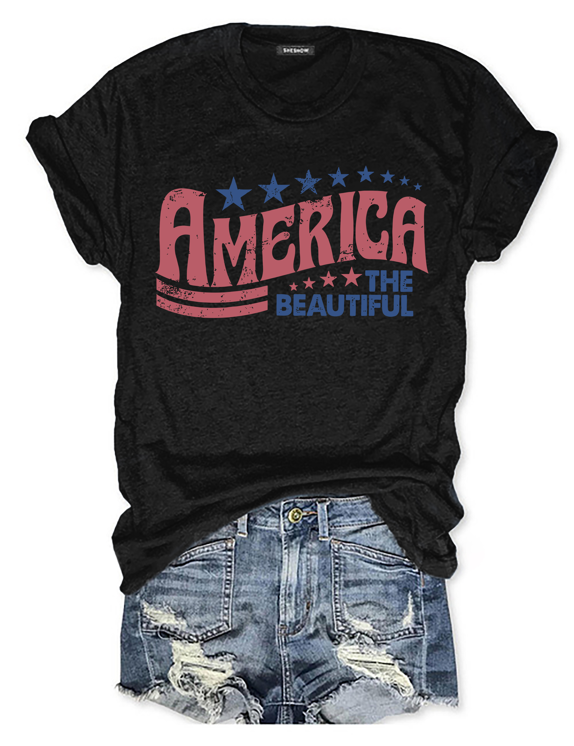 She Loves Jesus and America Too T-Shirt