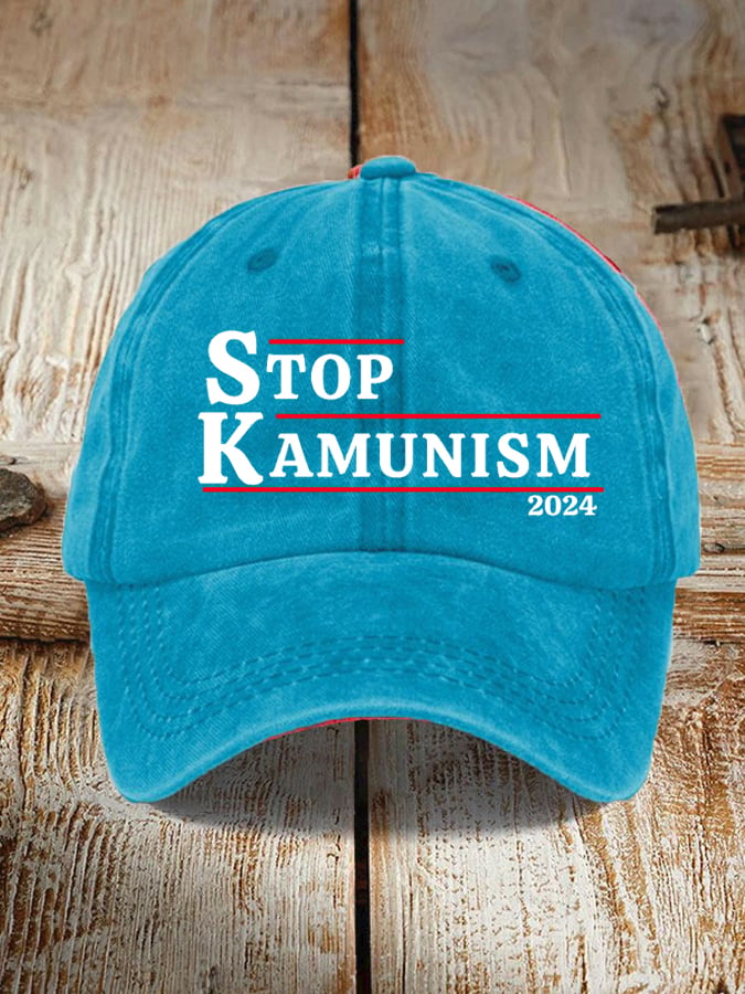 Stop Kamunism print hat