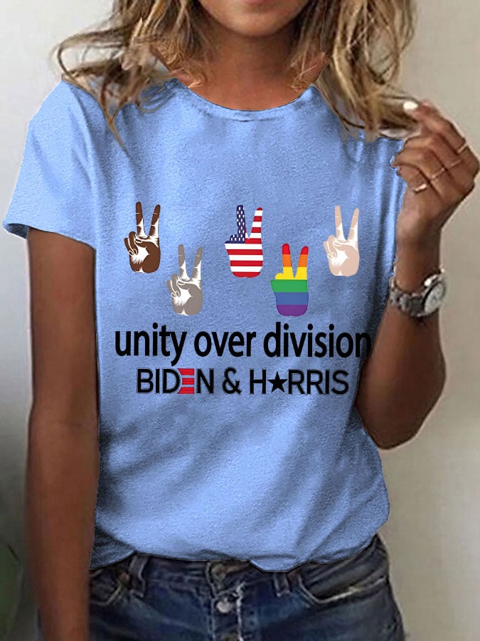Women's Unity Over Division Casual T-Shirt