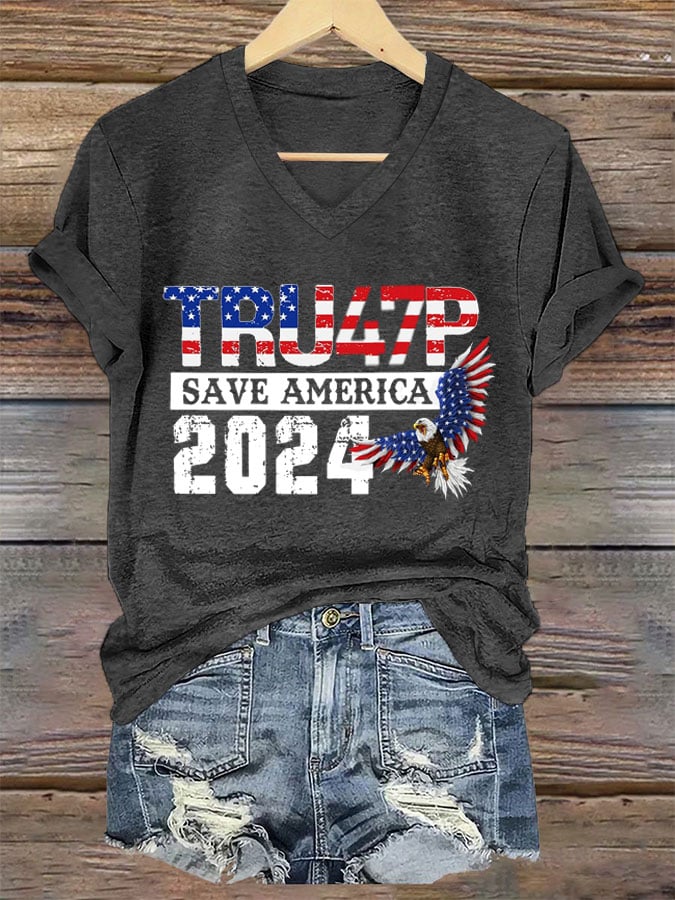 Women's Save America Print T-Shirt