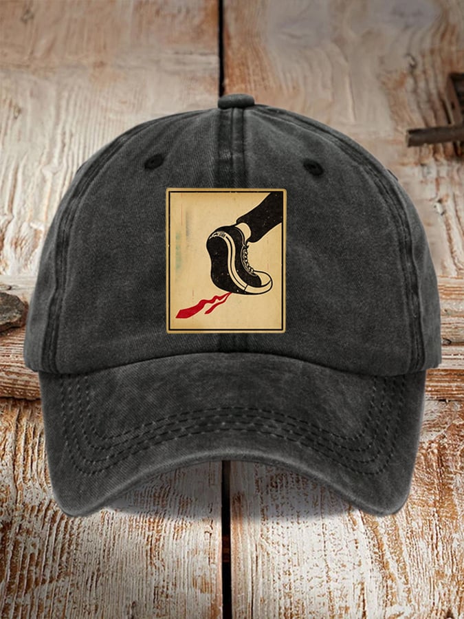 Unisex Printed Comma Hat