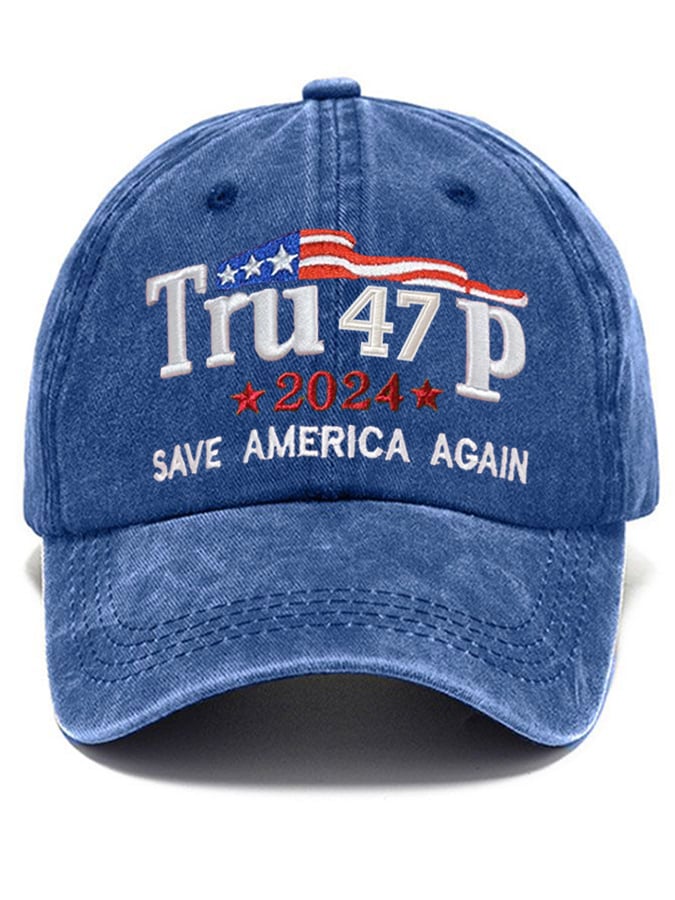 Save America Print Baseball Cap
