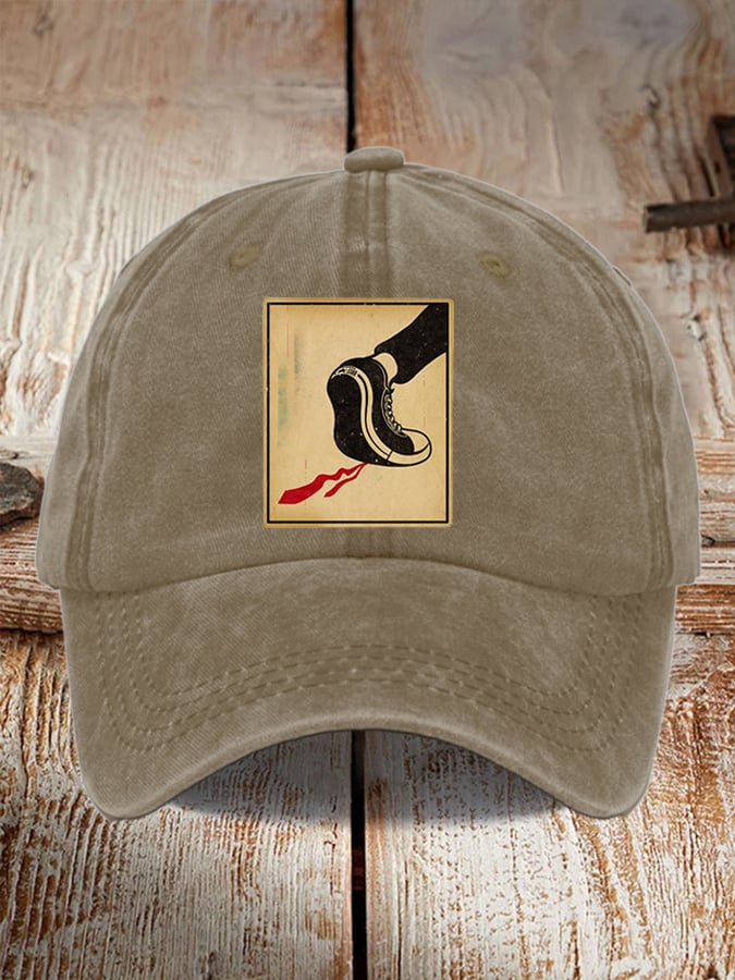 Unisex Printed Comma Hat