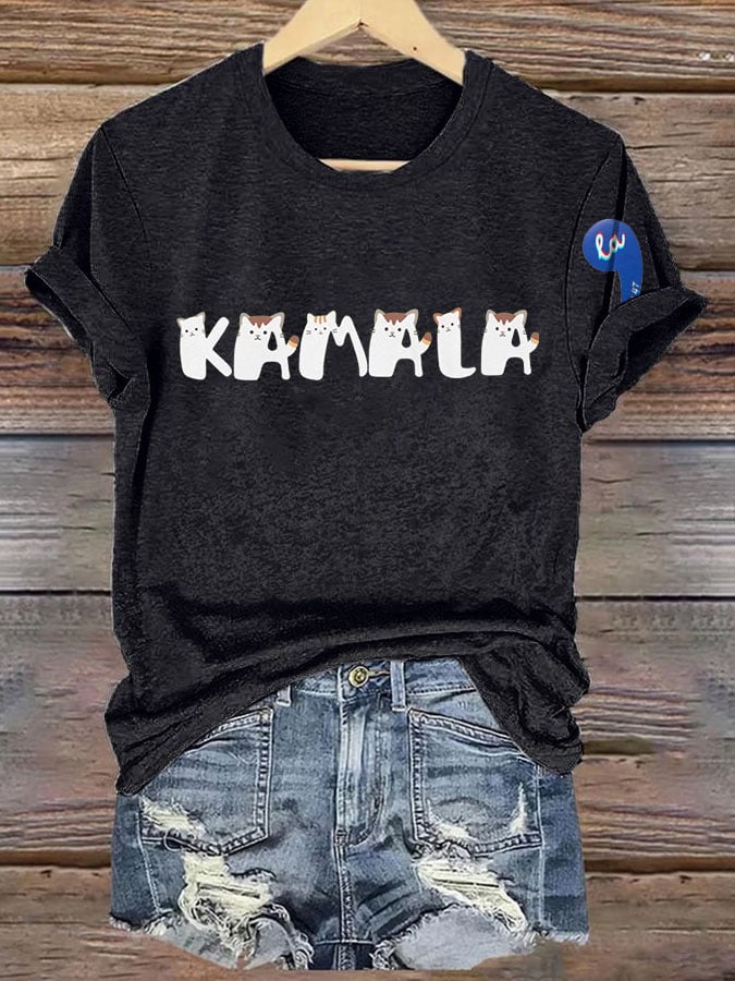 Women'S Casual La Print Casual T-Shirt