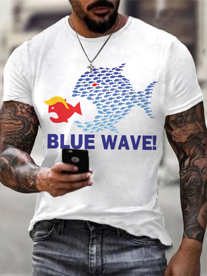 Men's Blue Wave 2024 Tee