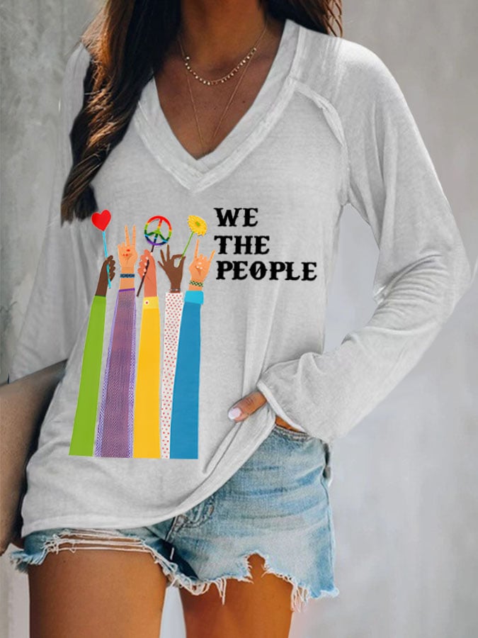 Women'S We The People Peace Printed T-Shirt