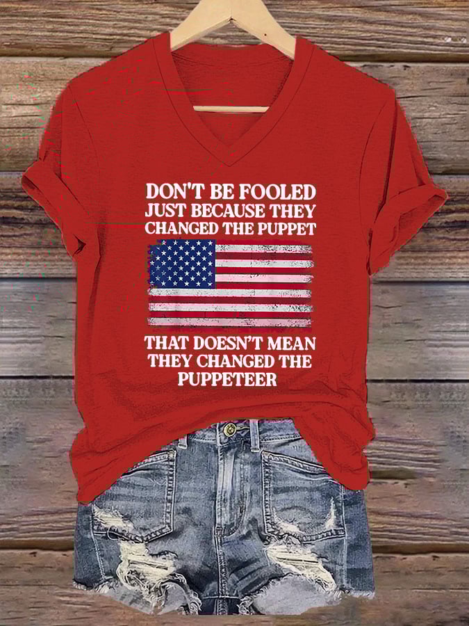 Women's Don't Be Fooled Just Because They Changed The Puppet Print T-Shirt