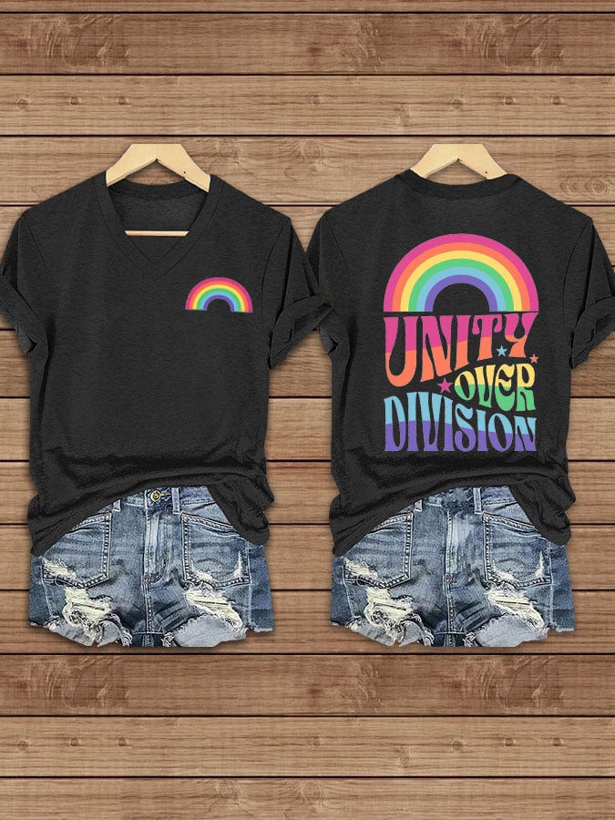 Women's Unity Over Division Print T-shirt
