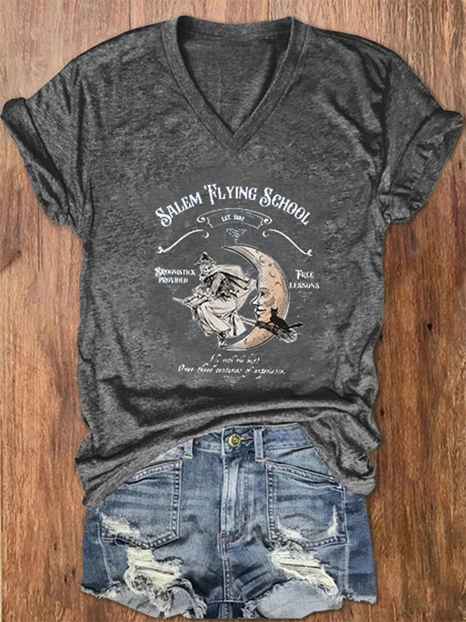 Halloween Vintage Witch T-Shirt