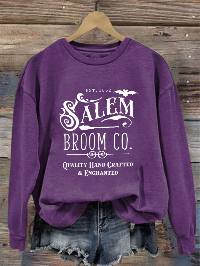 Women's Salem Broom Co. Printed Sweatshirt