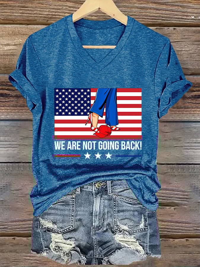 Women's We're Not Going Back Print T-Shirt