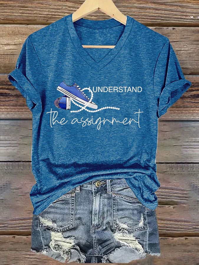 Women'S I Understand The Assignment Printed T-Shirt