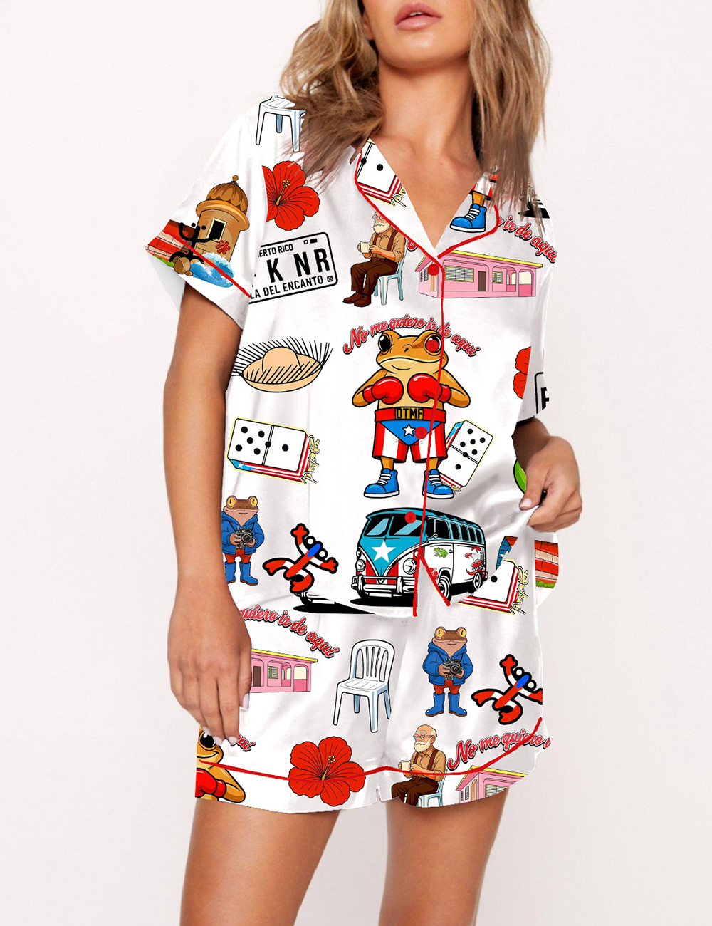 Women’s DtMF Puerto Rico Debi Tirar Más Fotos Pajama Set