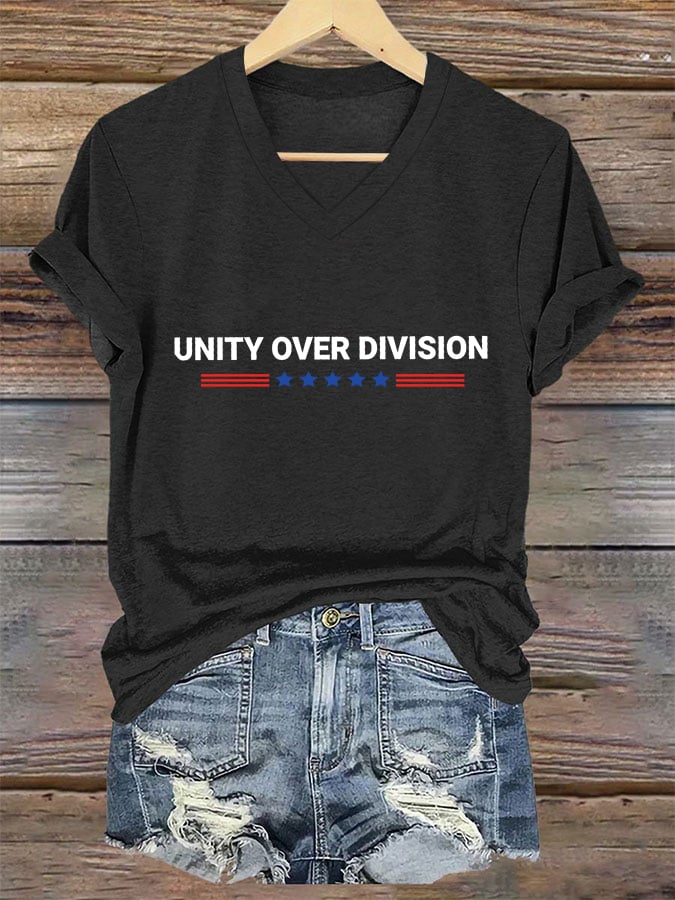 Women's Unity Over Division Print T-Shirt