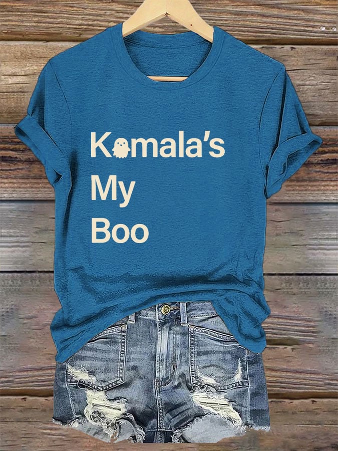Women's Kamala's My Boo Print T-Shirt