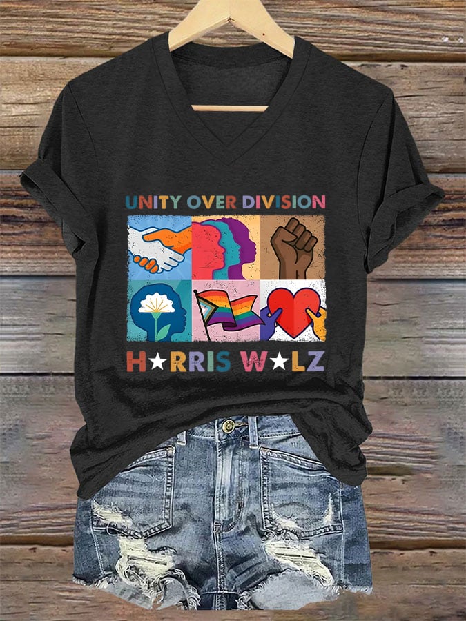 Women's Unity Over Division Print T-Shirt
