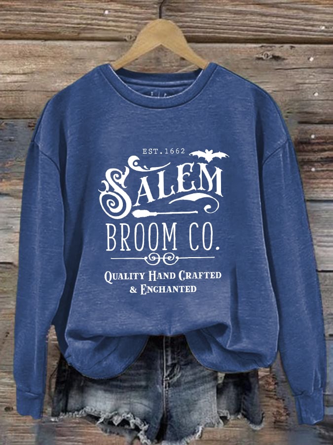 Women's Salem Broom Co. Printed Sweatshirt