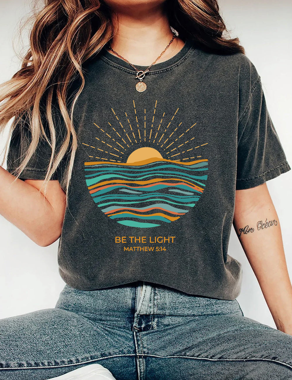 Be The Light Christian Tee