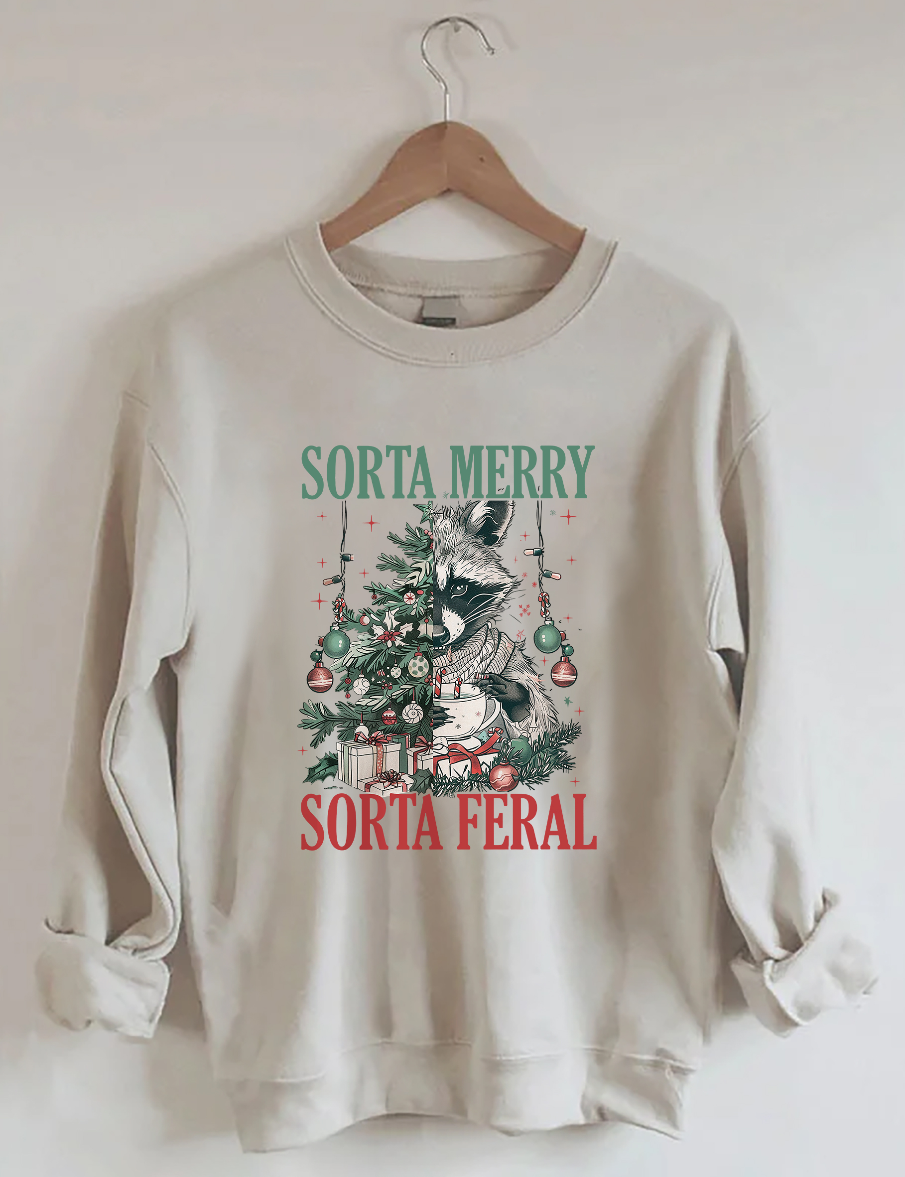 Sorta Merry Sorta Feral Sweatshirt