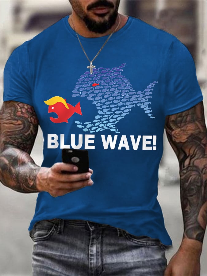 Men's Blue Wave 2024 Tee