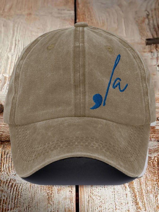 Retro La Print Baseball Cap