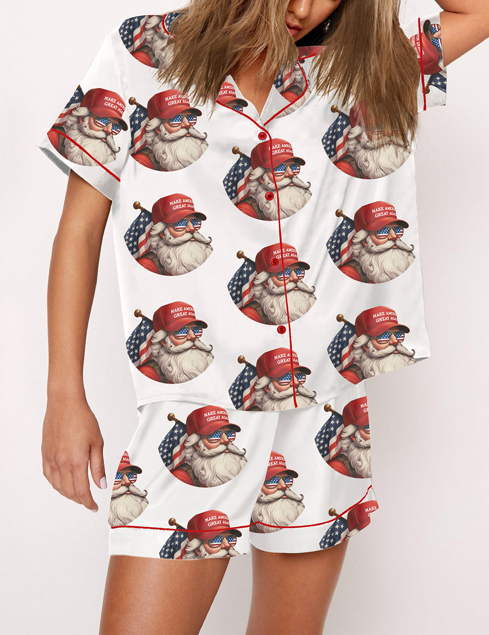 Women's Make Christmas Great Again Pajama Set