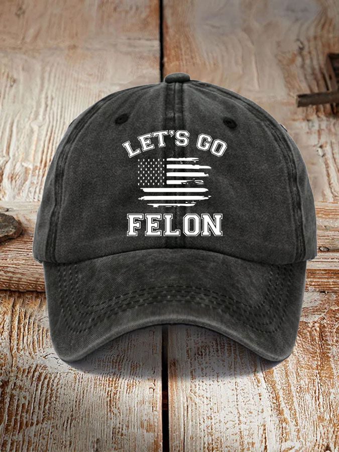 Let's Go Felon Printed Casual Unisex Hat
