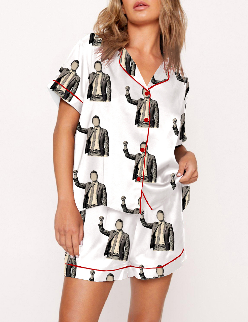 Women's Turning Point USA Freedom Satin Pajama Set