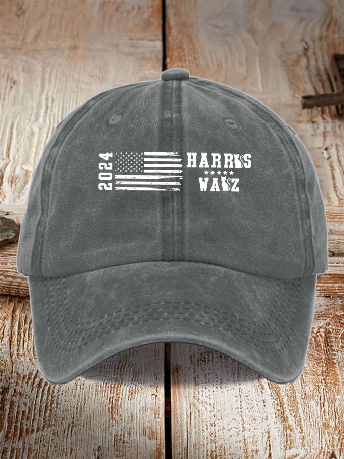 Unisex Harris Walz Print Print Baseball Cap