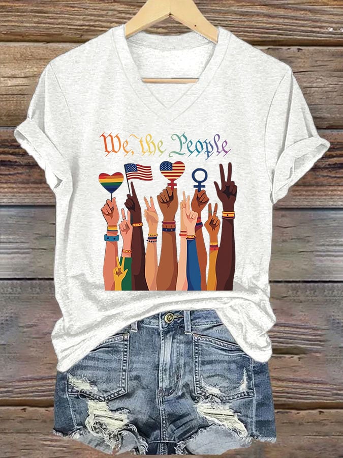 Women's We the People Print T-shirt