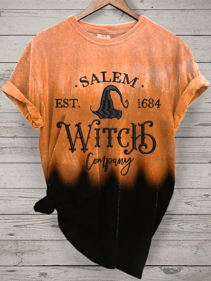 Women's Halloween Witch Casual T-Shirt