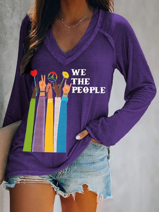 Women'S We The People Peace Printed T-Shirt