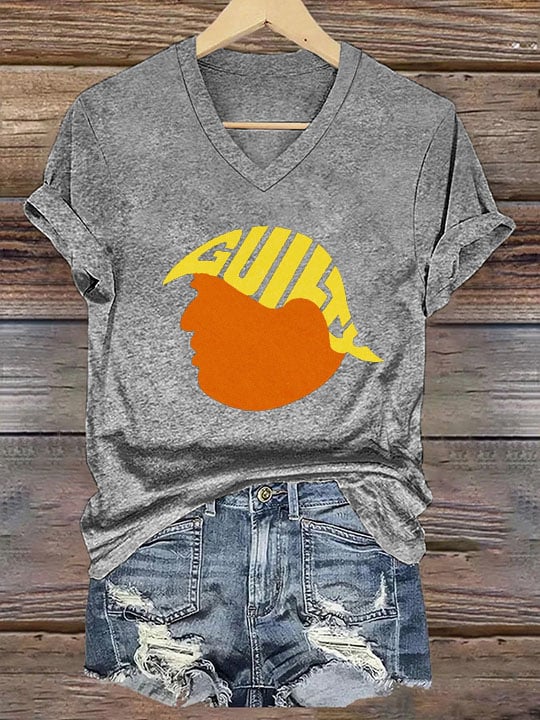 Women's Guilty Print T-Shirt