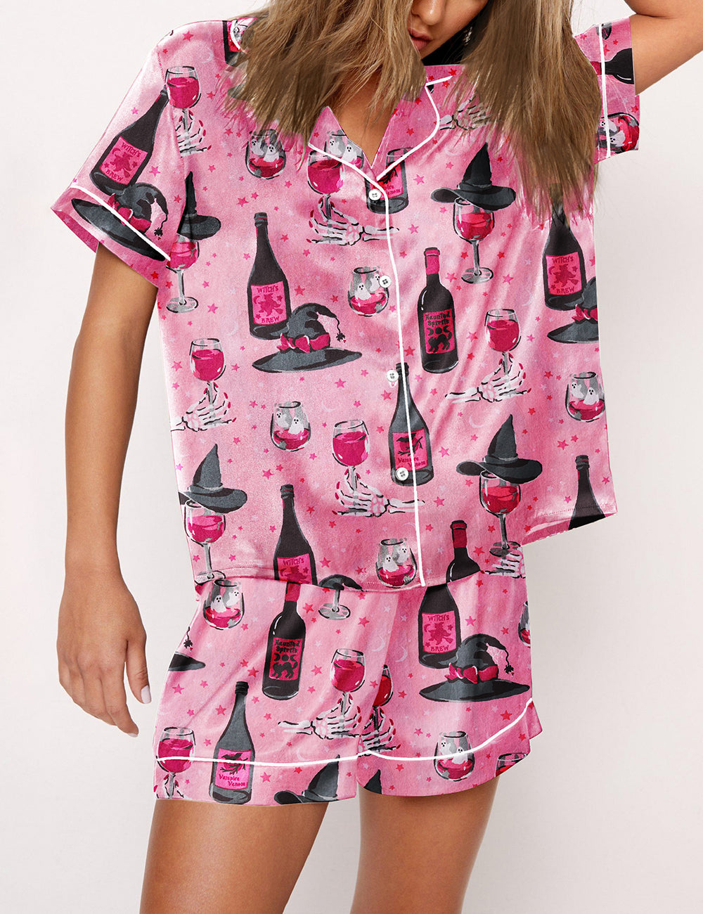 Women's Witch's Brew Halloween Pajama Set