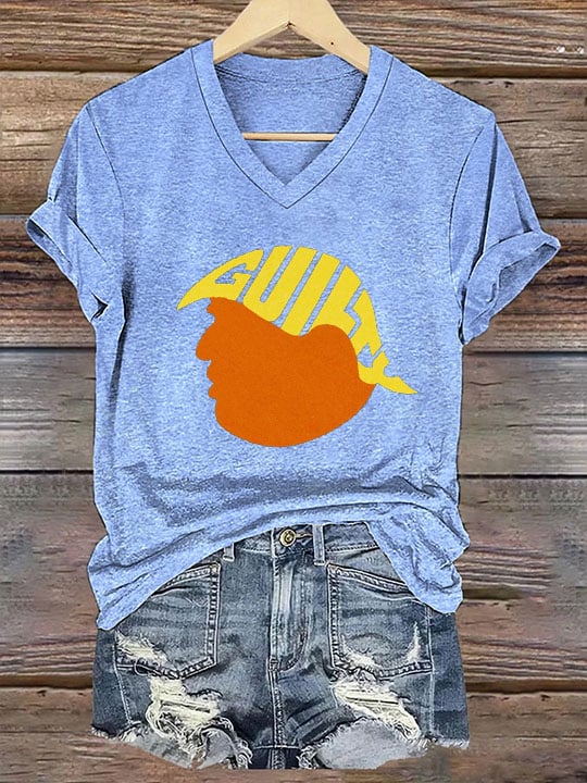 Women's Guilty Print T-Shirt