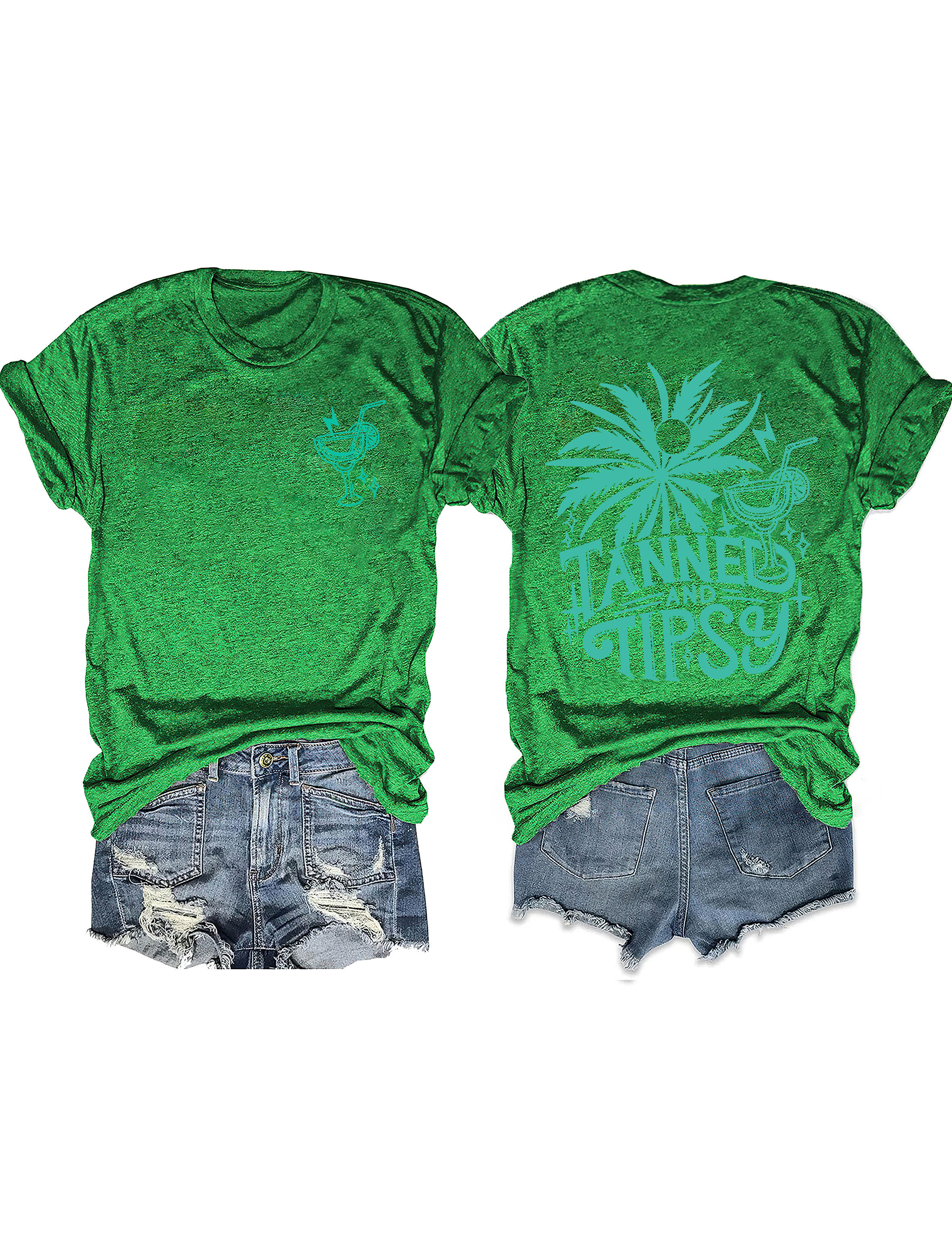 Tanned And Tipsy Beach Summer T-shirt