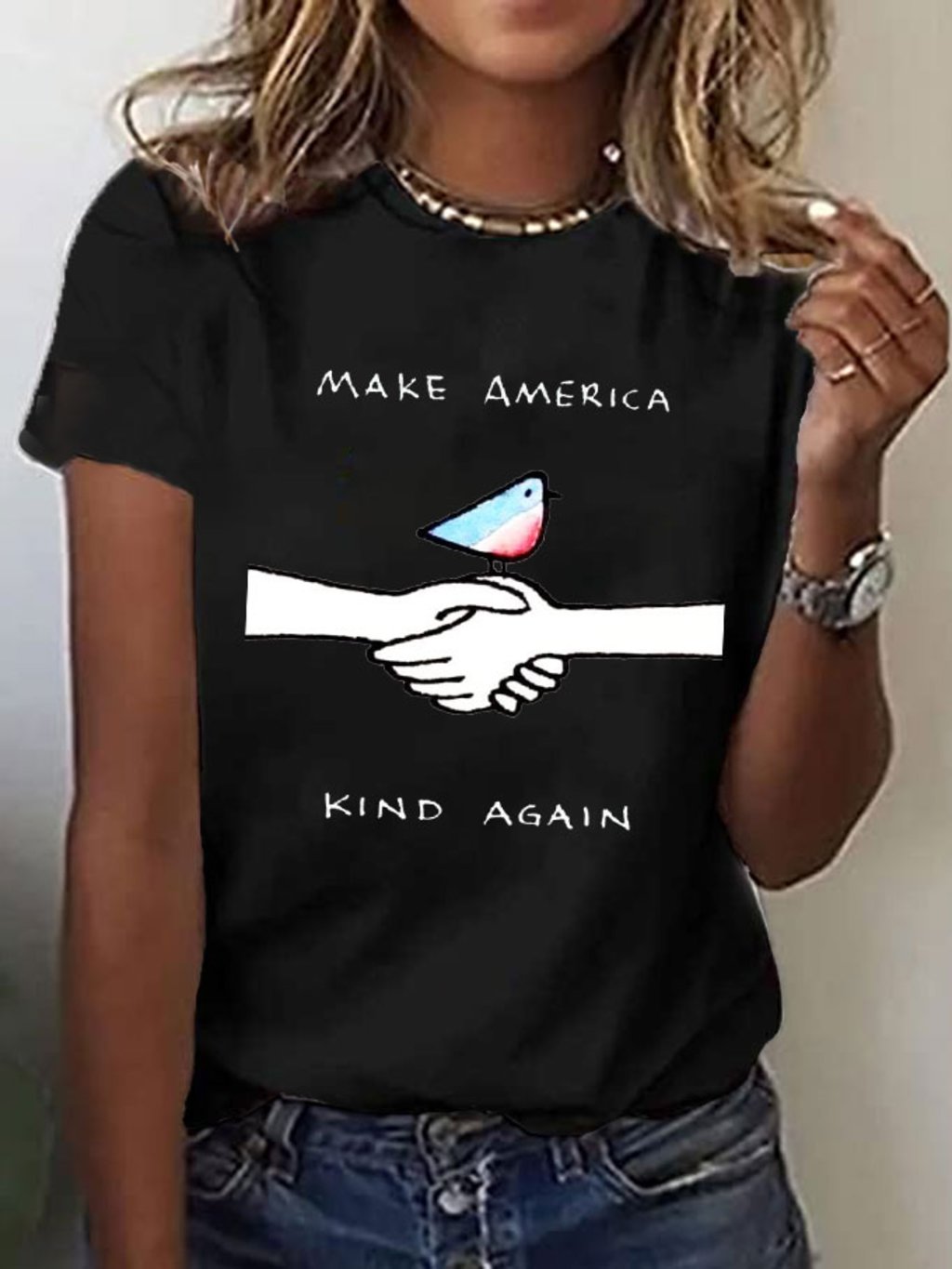 Women's Make America Kind Again Print T-Shirt